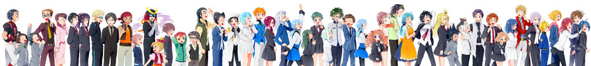 sendou aichi, tokura misaki, sendou emi, gillian chen, kai toshiki, and 42 more (cardfight!! vanguard) drawn by yuu_(7862260010)