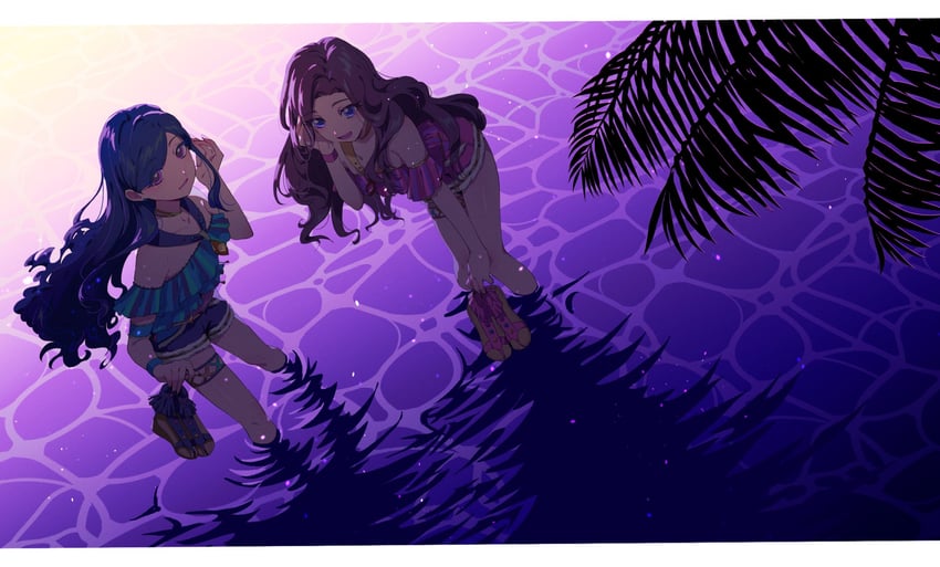 kazesawa sora and kasumi yozora (aikatsu! and 1 more) drawn by citron_(otocitronx)