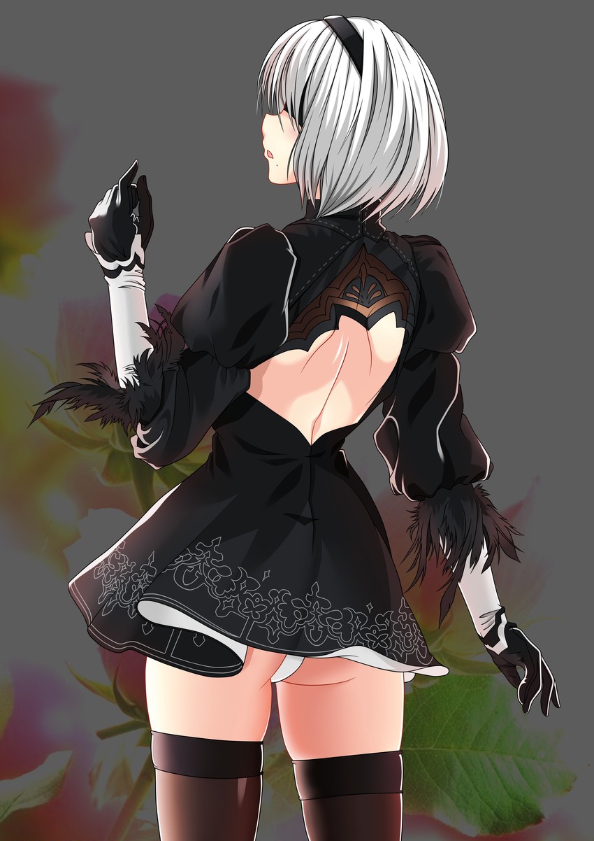 2b (nier and 1 more) drawn by hatsune_haruka