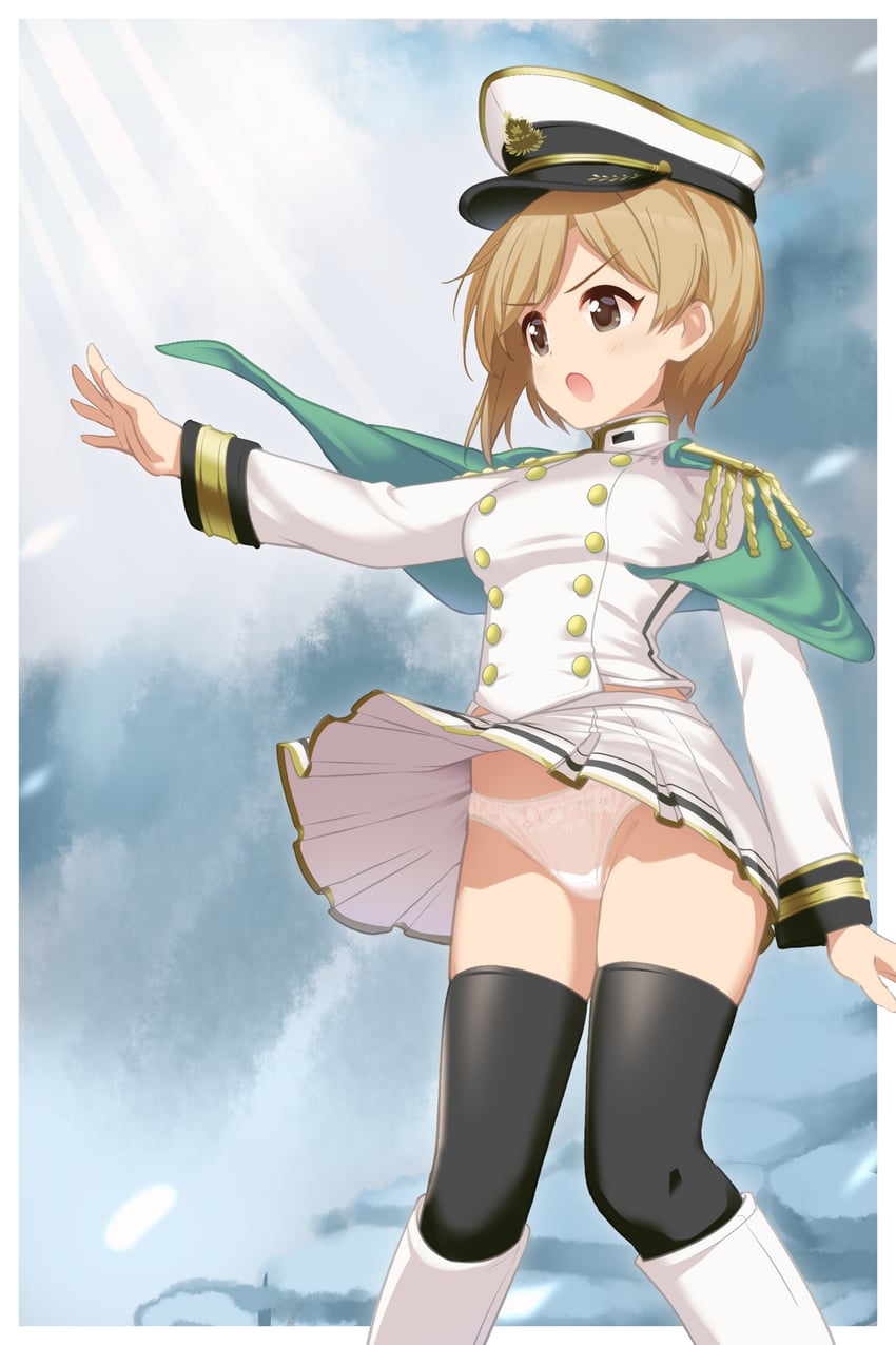 aiba yumi (idolmaster and 1 more) drawn by mocchisake