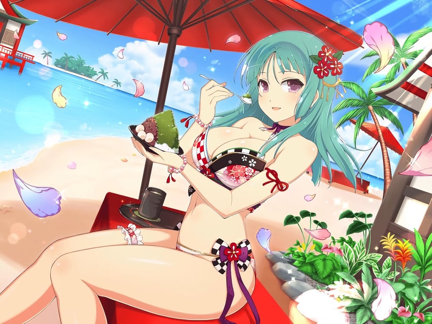 bashou (senran kagura and 2 more) drawn by yaegashi_nan
