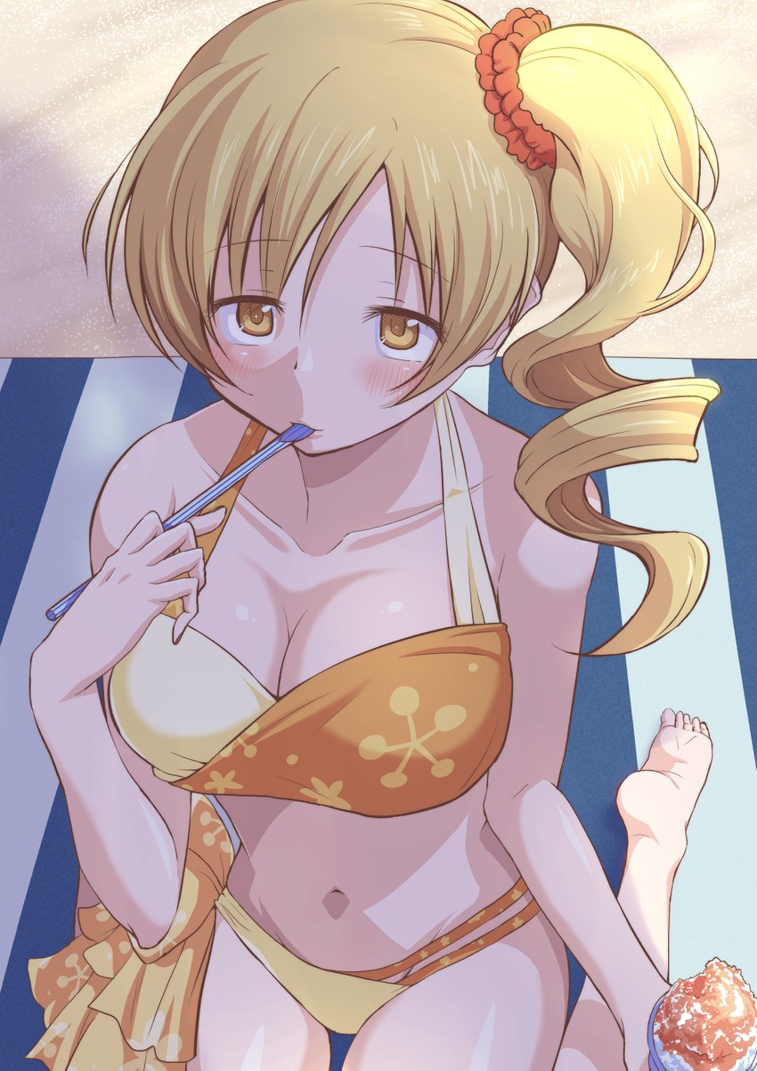 tomoe mami (mahou shoujo madoka magica and 1 more) drawn by touyu_(yuruyuruto)