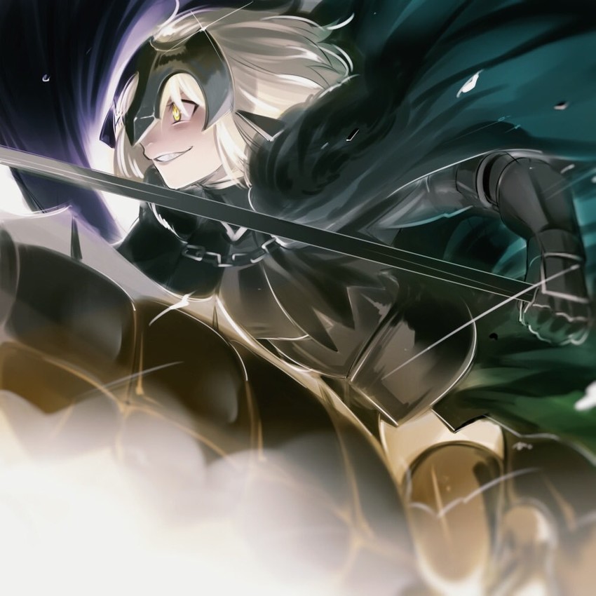 jeanne d'arc alter (fate and 1 more) drawn by hikizan