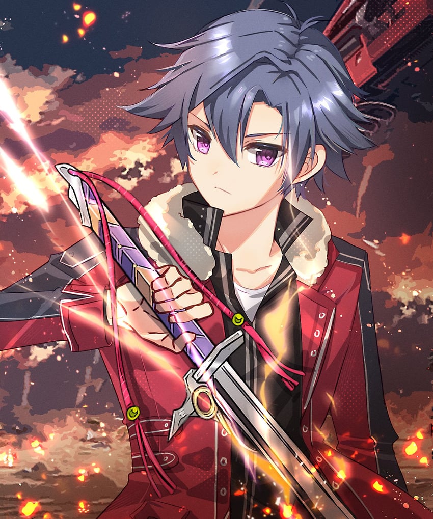 rean schwarzer (eiyuu densetsu and 2 more) drawn by zer00han