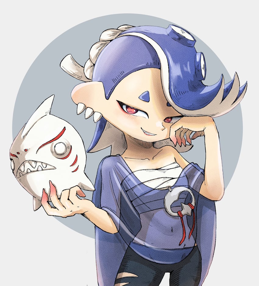 shiver (splatoon and 1 more) drawn by tara_sli