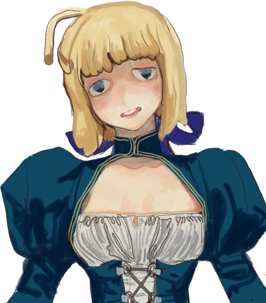 artoria pendragon, saber, and sader (fate and 1 more) drawn by mossacannibalis