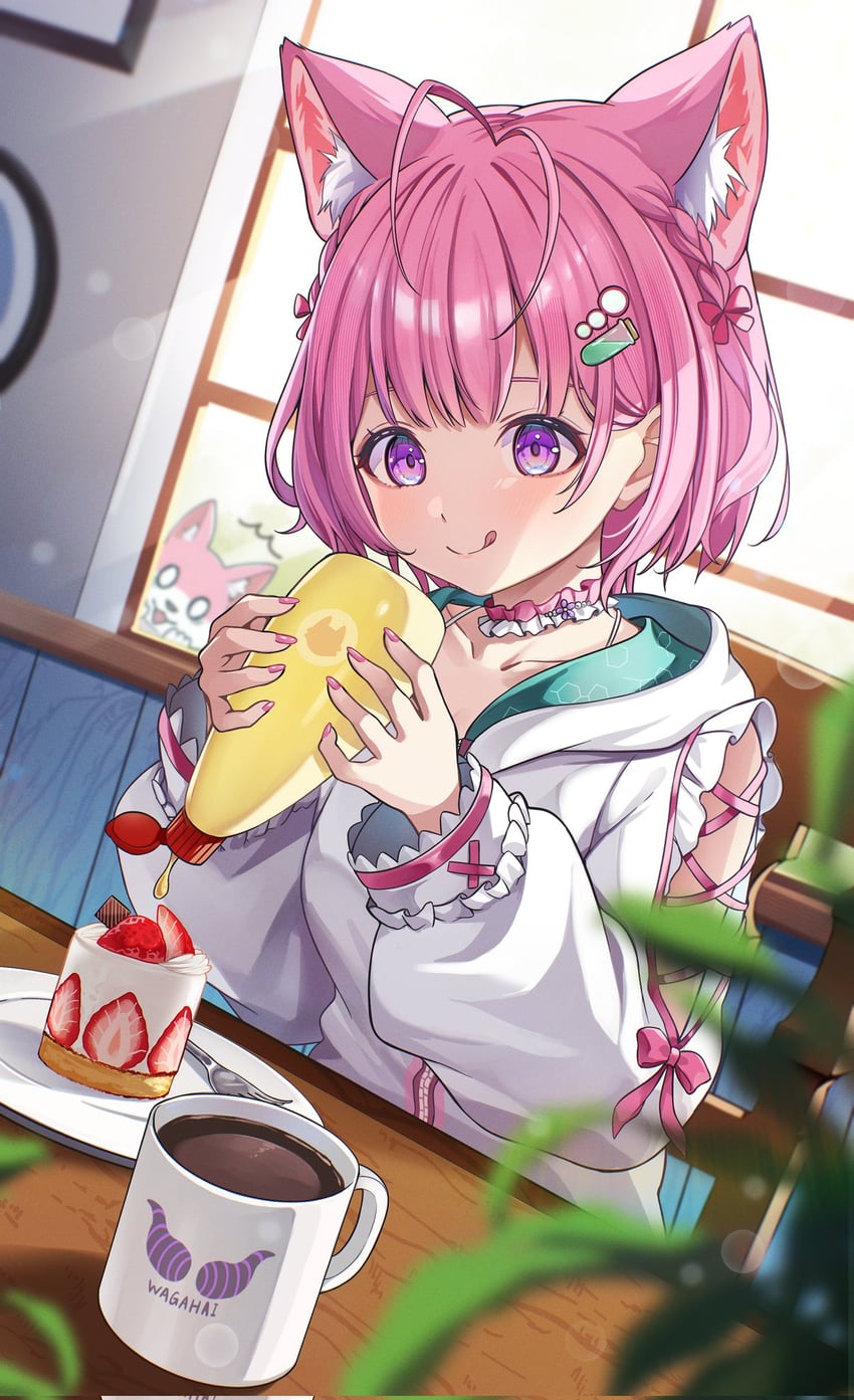 hakui koyori and kokoro (hololive) drawn by chameleon_(chameleon0613)