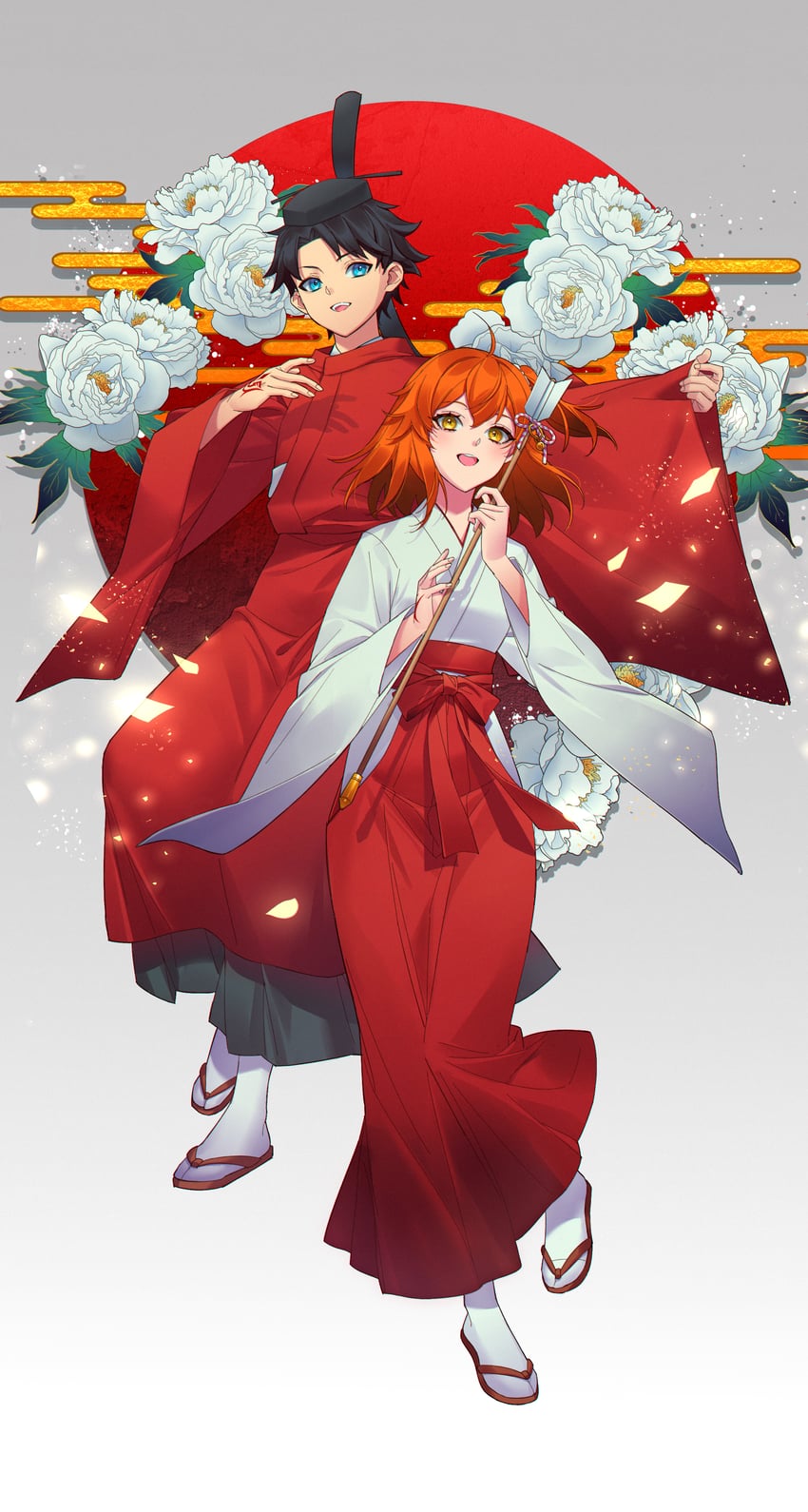 fujimaru ritsuka (fate and 1 more) drawn by lin_(sm1621821)