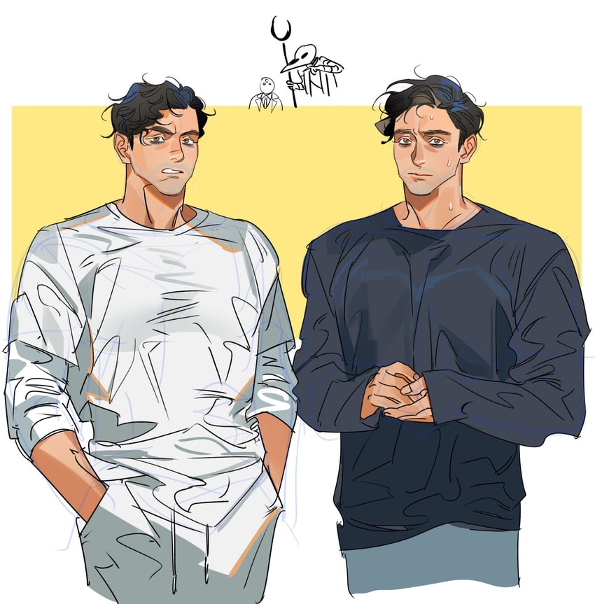 marc spector, mr. knight, and steven grant (marvel and 2 more) drawn by karmaho