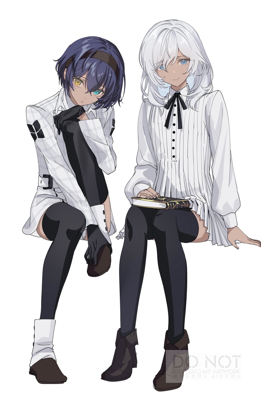 protagonist and the prince (metaphor: refantazio) drawn by hanging_tender