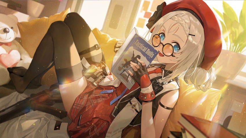 type 97, mp5, jiangyu, and peri (girls' frontline and 1 more) drawn by ttk_(kirinottk)