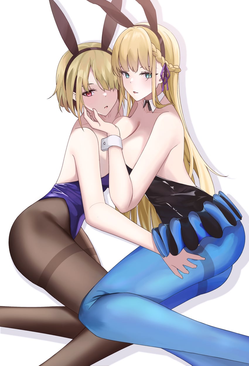 kayamori ruka and toujou tsukasa (heaven burns red) drawn by liyuanqianling