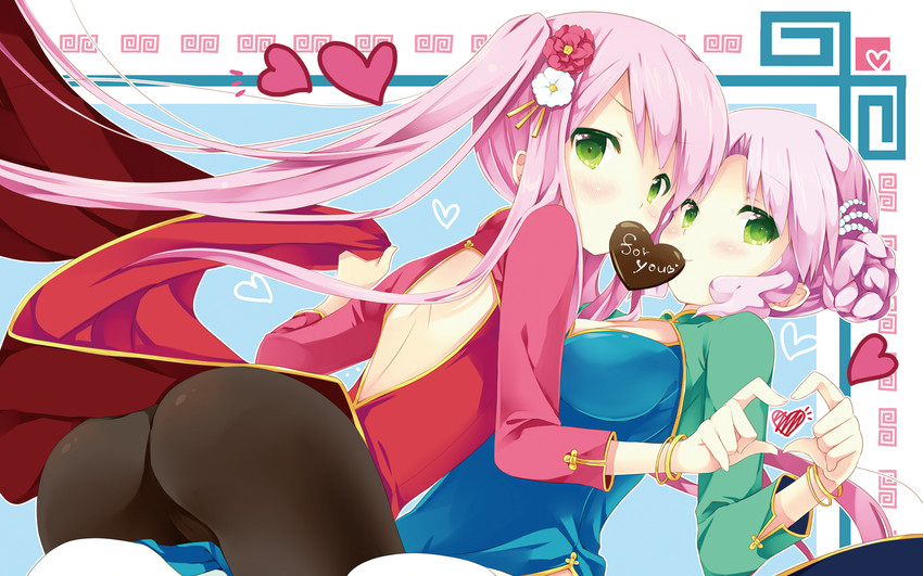 mizushima serika and mizushima kasumi (cafe sourire) drawn by natsume_eri