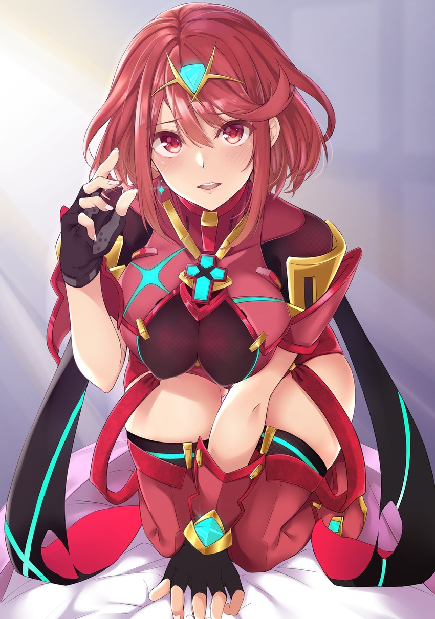 pyra (xenoblade chronicles and 1 more) drawn by tetora_(yumejihuka)