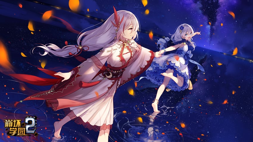 fu hua and theresa apocalypse (honkai and 2 more)