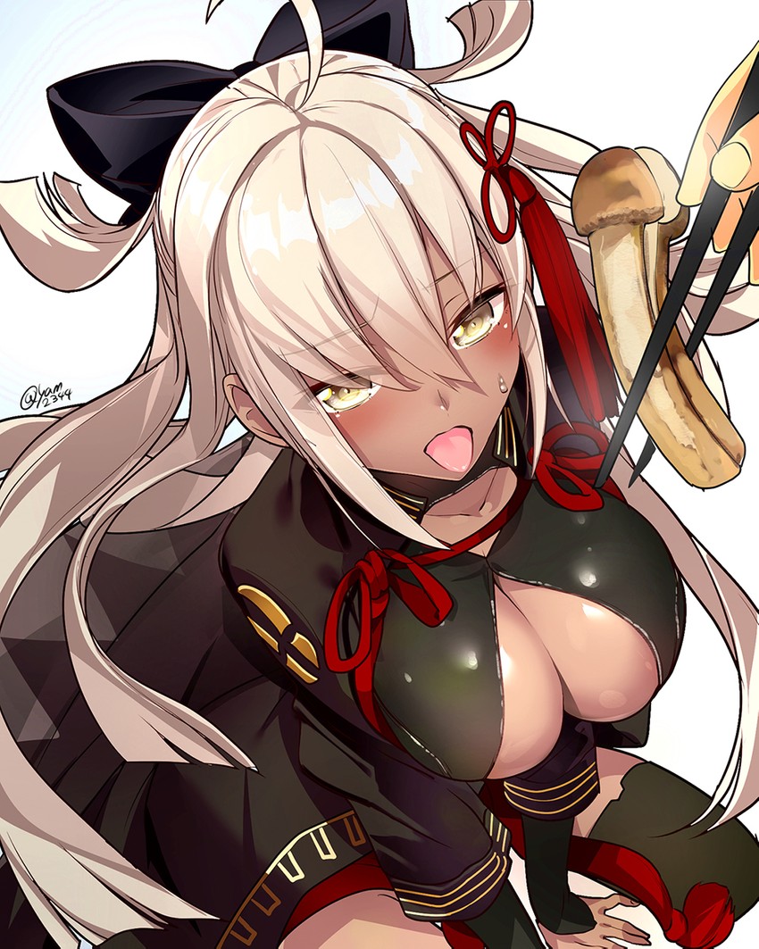 okita souji and okita souji alter (fate and 2 more) drawn by yamacchi