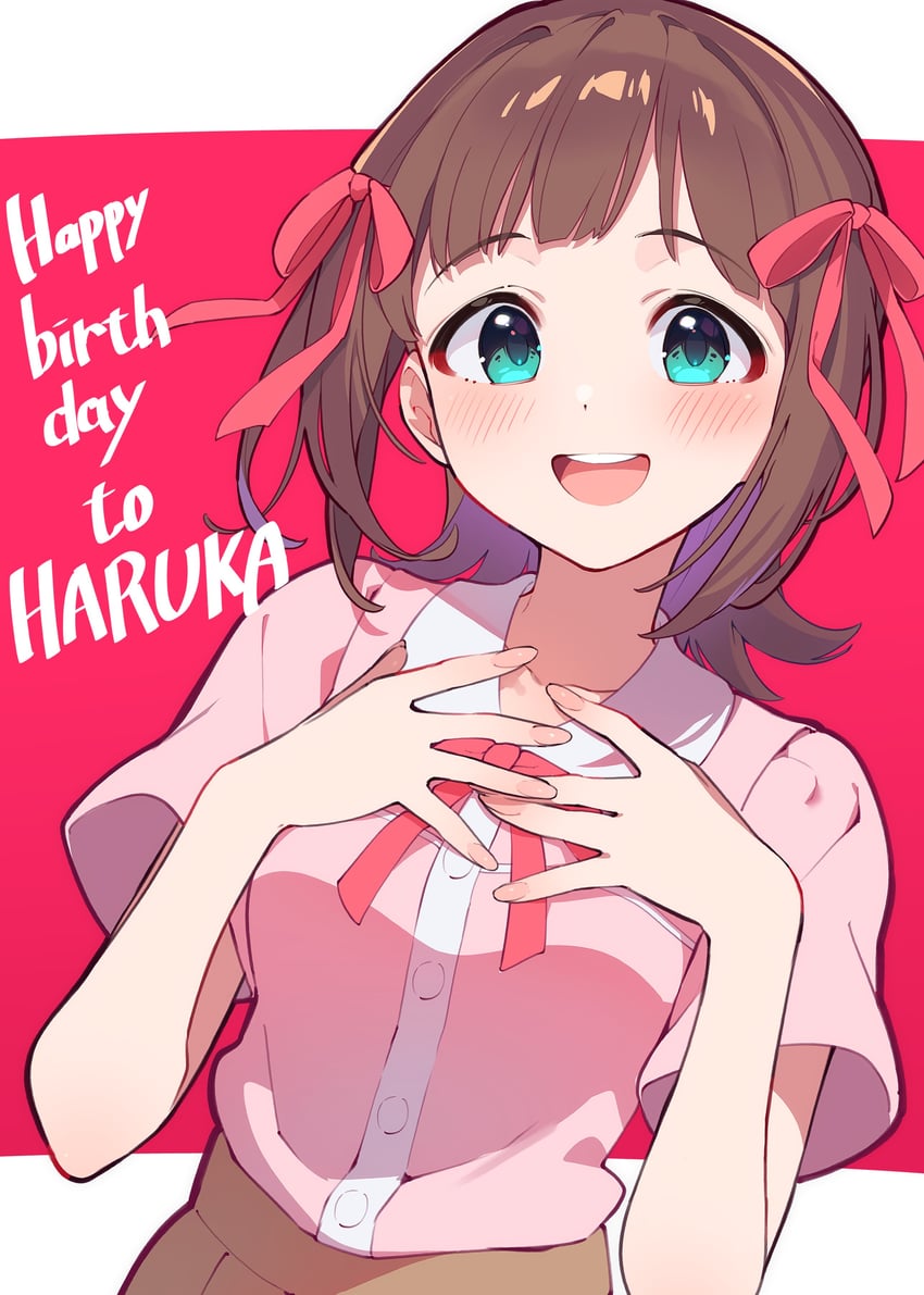 amami haruka (idolmaster and 1 more) drawn by sutora_binsuke