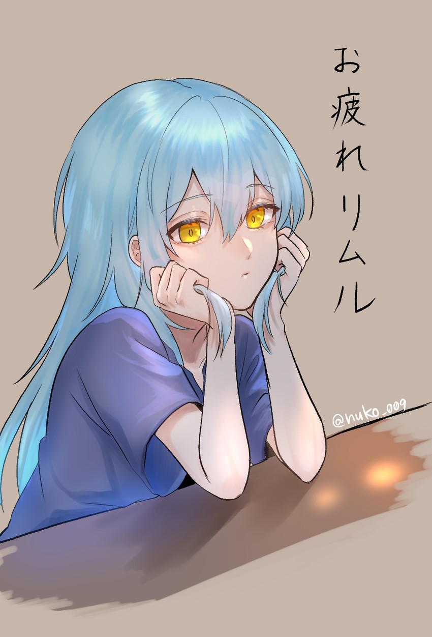 rimuru tempest (tensei shitara slime datta ken) drawn by nukogami_(minniecatlove21)