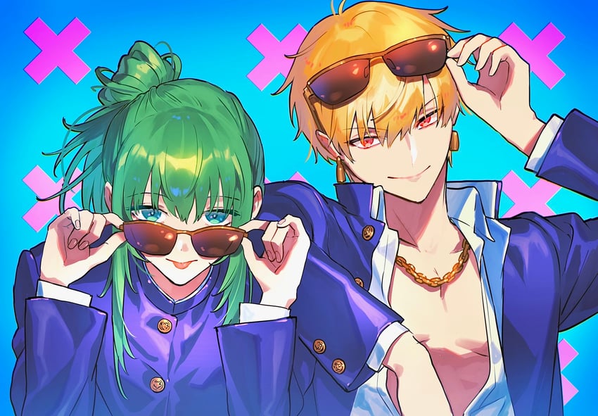 enkidu and gilgamesh (fate and 1 more) drawn by bikkusama