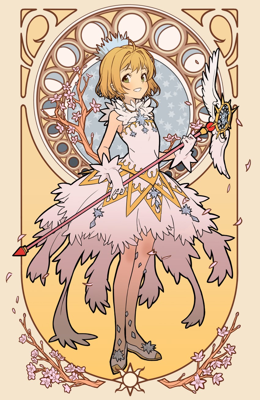 kinomoto sakura (cardcaptor sakura and 1 more) drawn by cirnocchi
