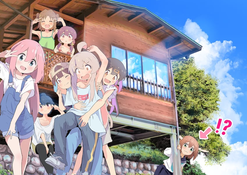 oyama mahiro, shima rin, oyama mihari, hozuki momiji, kagamihara nadeshiko, and 3 more (onii-chan wa oshimai! and 2 more) drawn by murairamuraiari