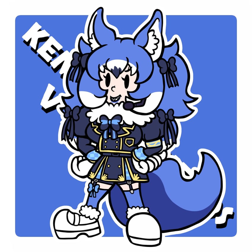 dire wolf (kemono friends and 1 more) drawn by r1chardroe