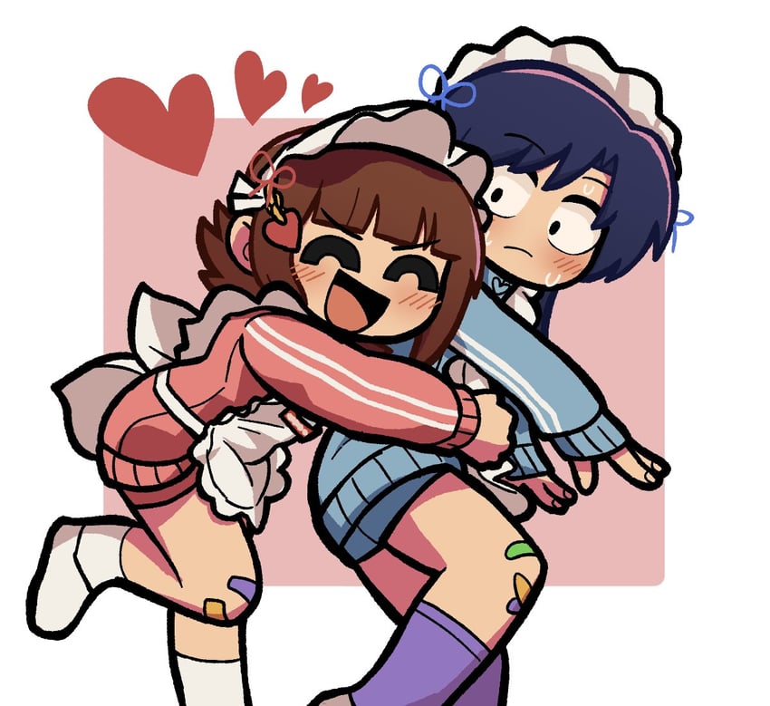 kisaragi chihaya and amami haruka (idolmaster and 2 more) drawn by fis_(t83192933)