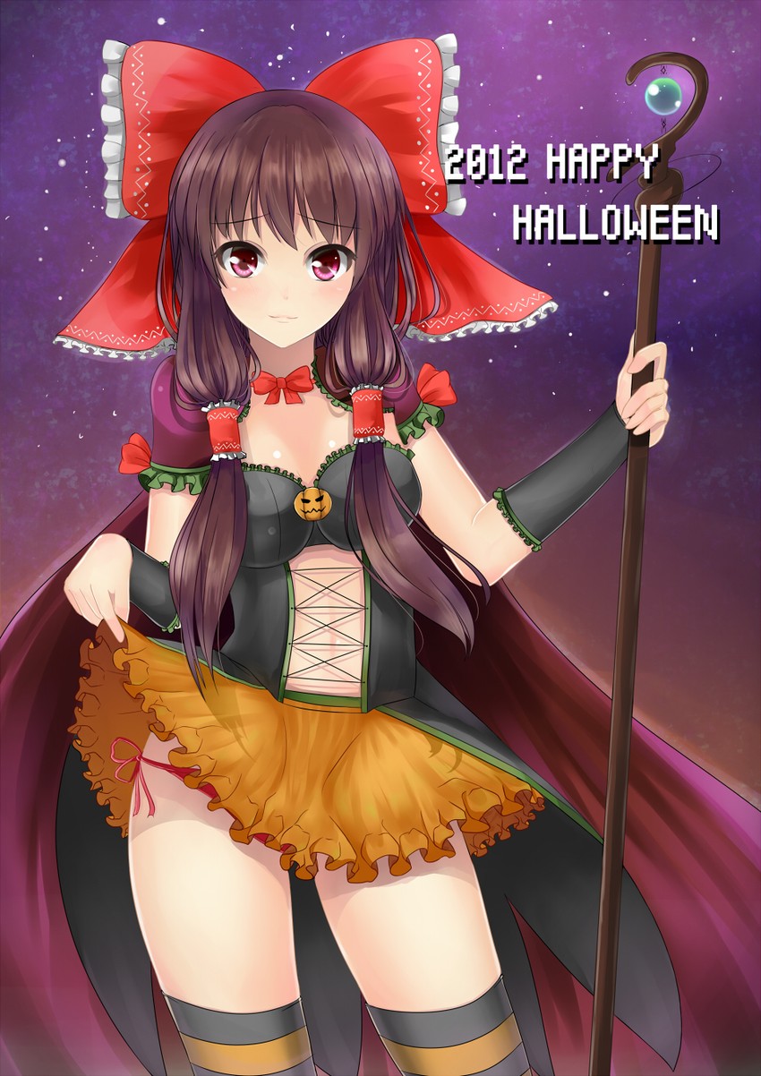 hakurei reimu (touhou) drawn by kero_(tomoki-tiger)