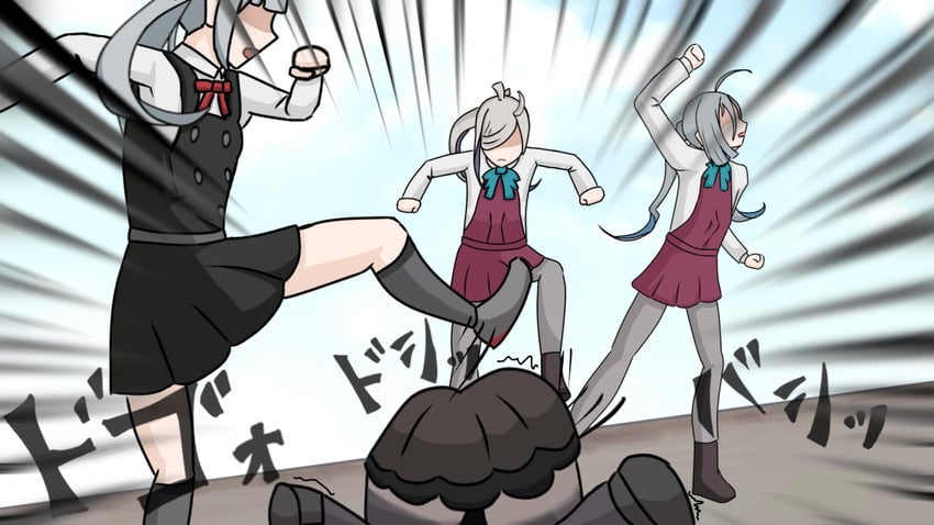 kasumi, kiyoshimo, asashimo, ra-class destroyer, and ra-class destroyer alpha (kantai collection and 1 more) drawn by anodono