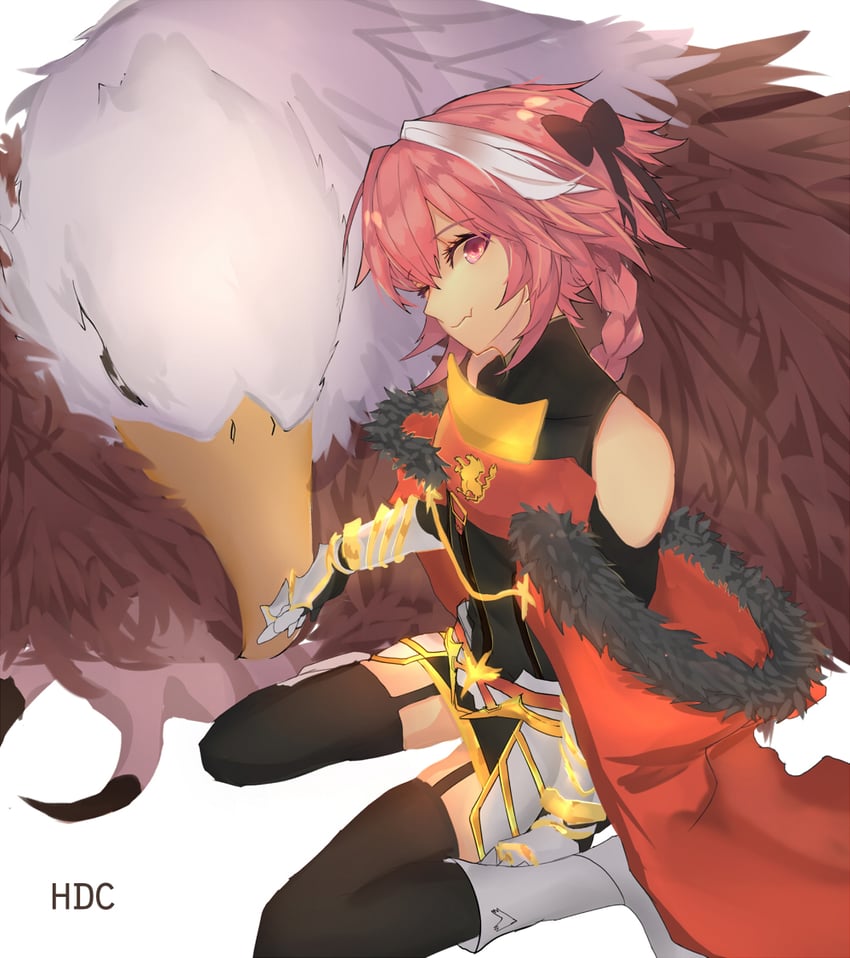 astolfo and hippogriff (fate and 2 more) drawn by weyas_kayur