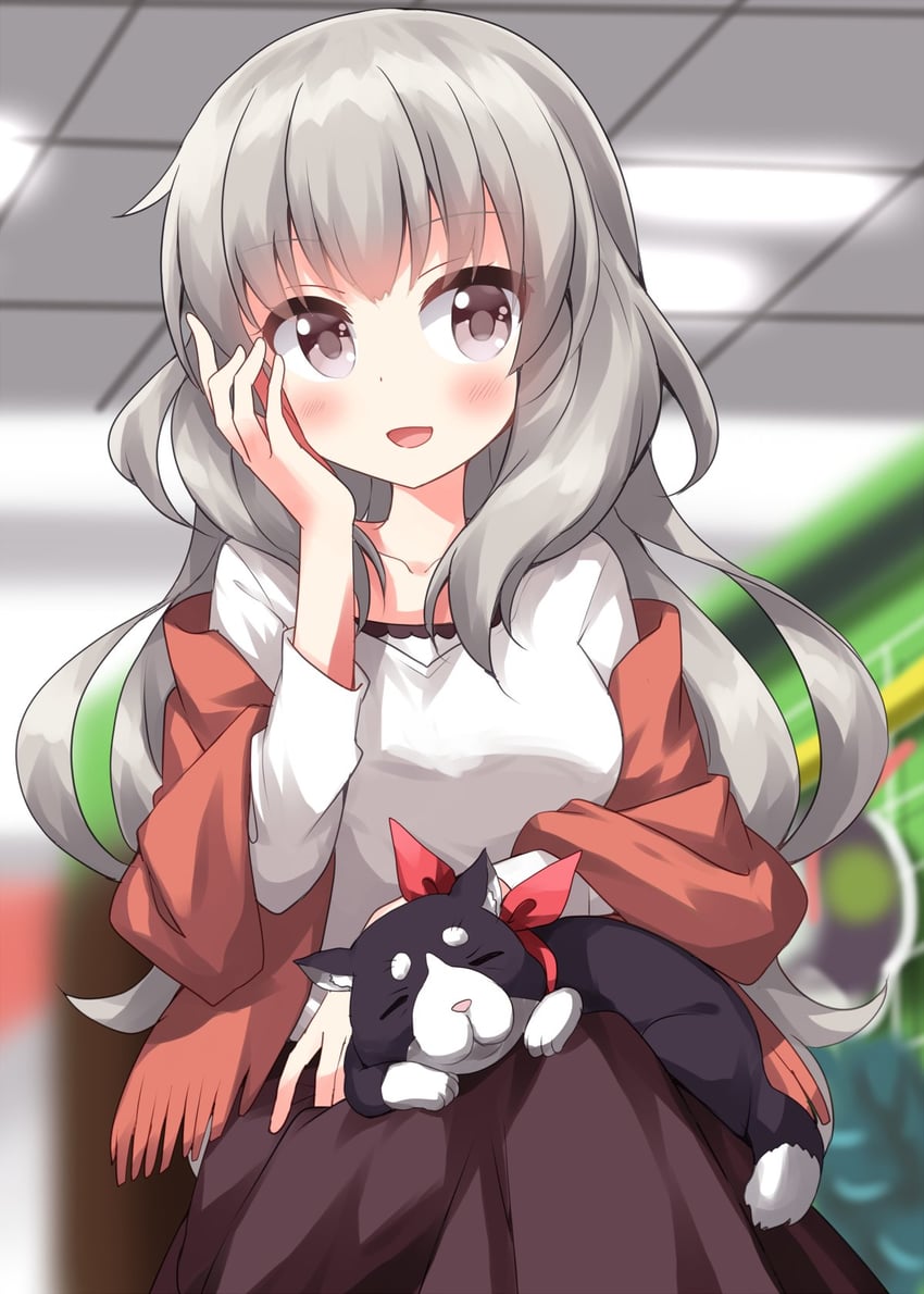 hazuki shizuku and mozuku (new game!) drawn by ruu_(tksymkw)