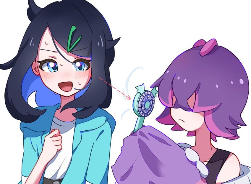 liko and dot (pokemon and 1 more) drawn by seiun_(hoshigumo_72)