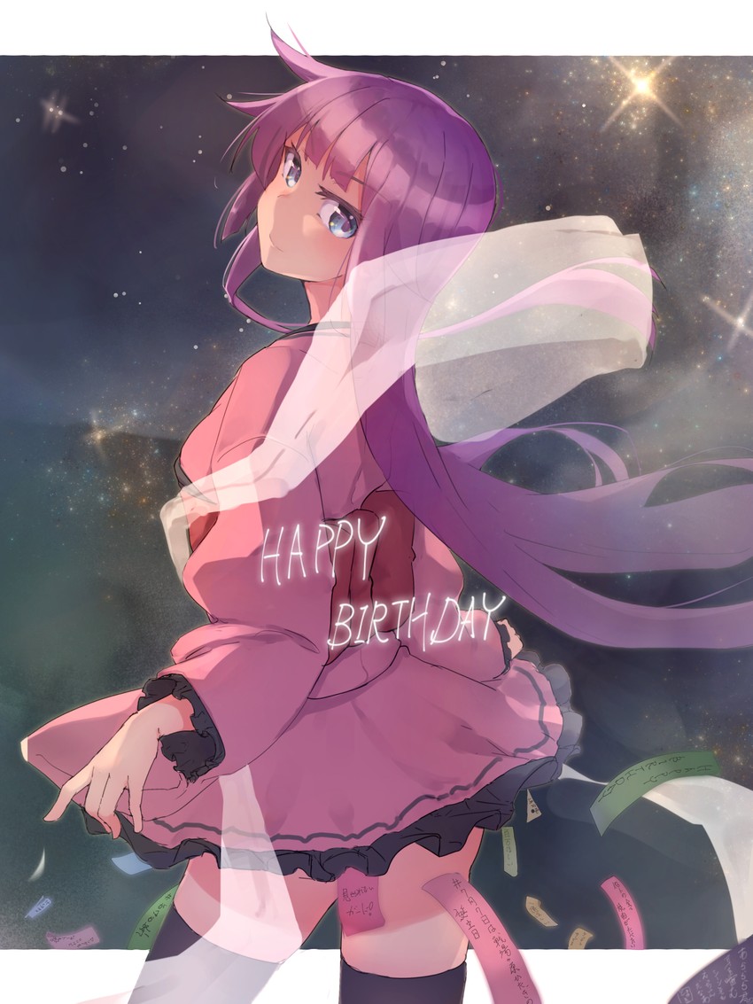 senjougahara hitagi (monogatari) drawn by thomas_(aoakumasan)