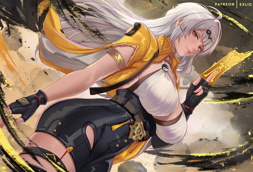 yixuan (zenless zone zero) drawn by exlic