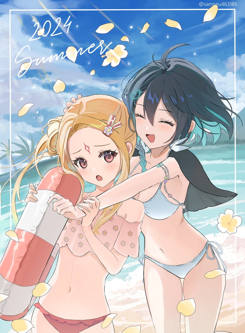 wendy and totori (honkai and 1 more) drawn by samseu463185