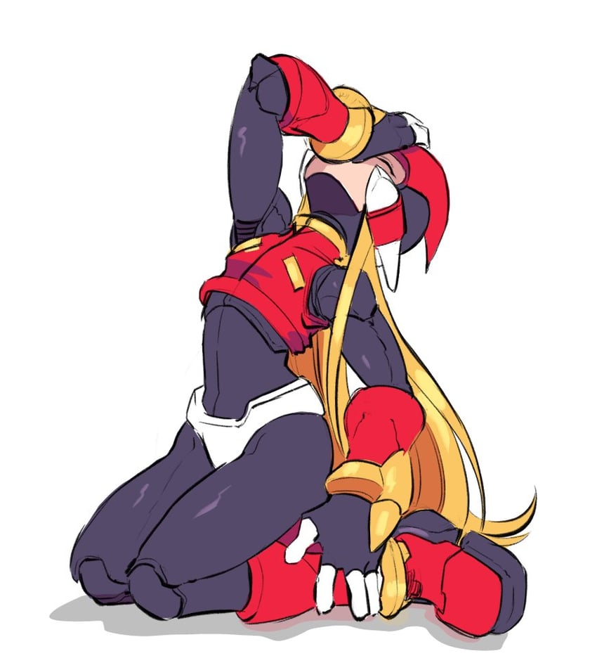 zero and zero(z) (mega man and 1 more) drawn by unknownersirius