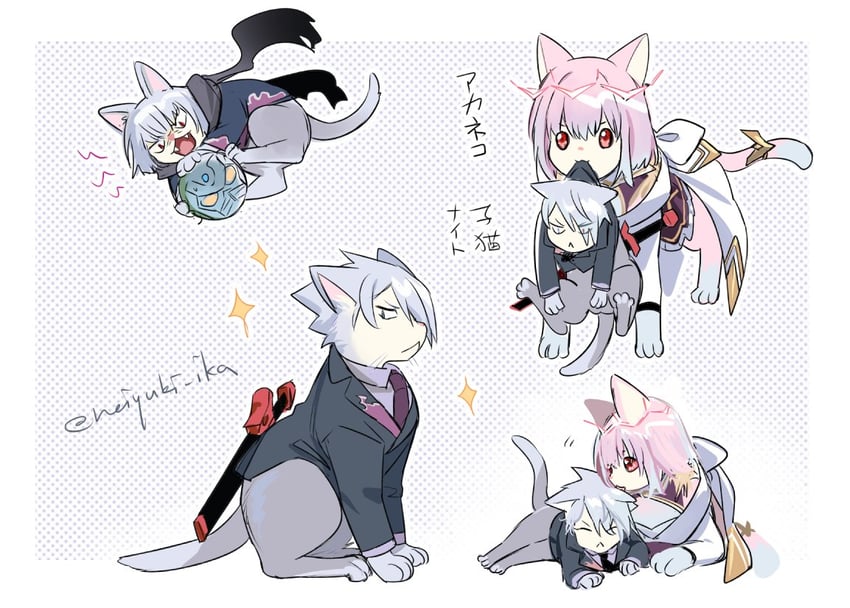 shinjou akane and anti (gridman universe) drawn by aki_(neyuki41028)