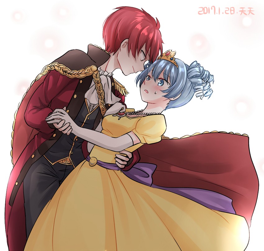 shiota nagisa and akabane karma (ansatsu kyoushitsu) drawn by tenten_(kitty)