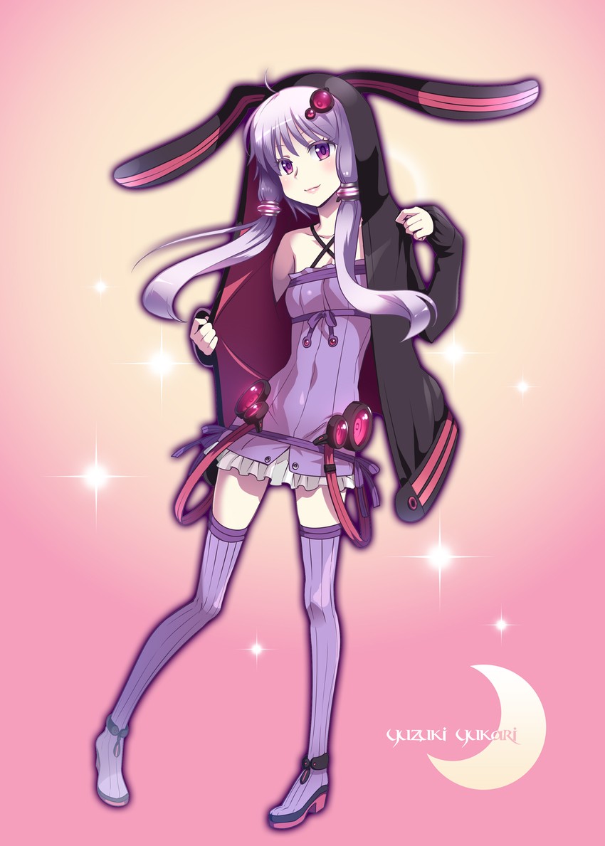yuzuki yukari (vocaloid and 1 more) drawn by caffein
