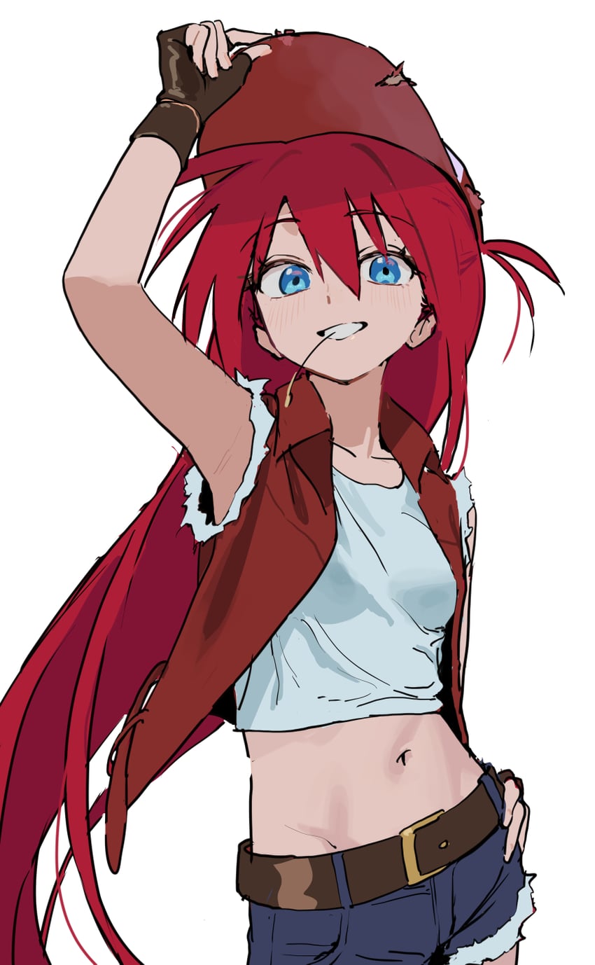 terry bogard and hipa (original and 1 more) drawn by some1else45