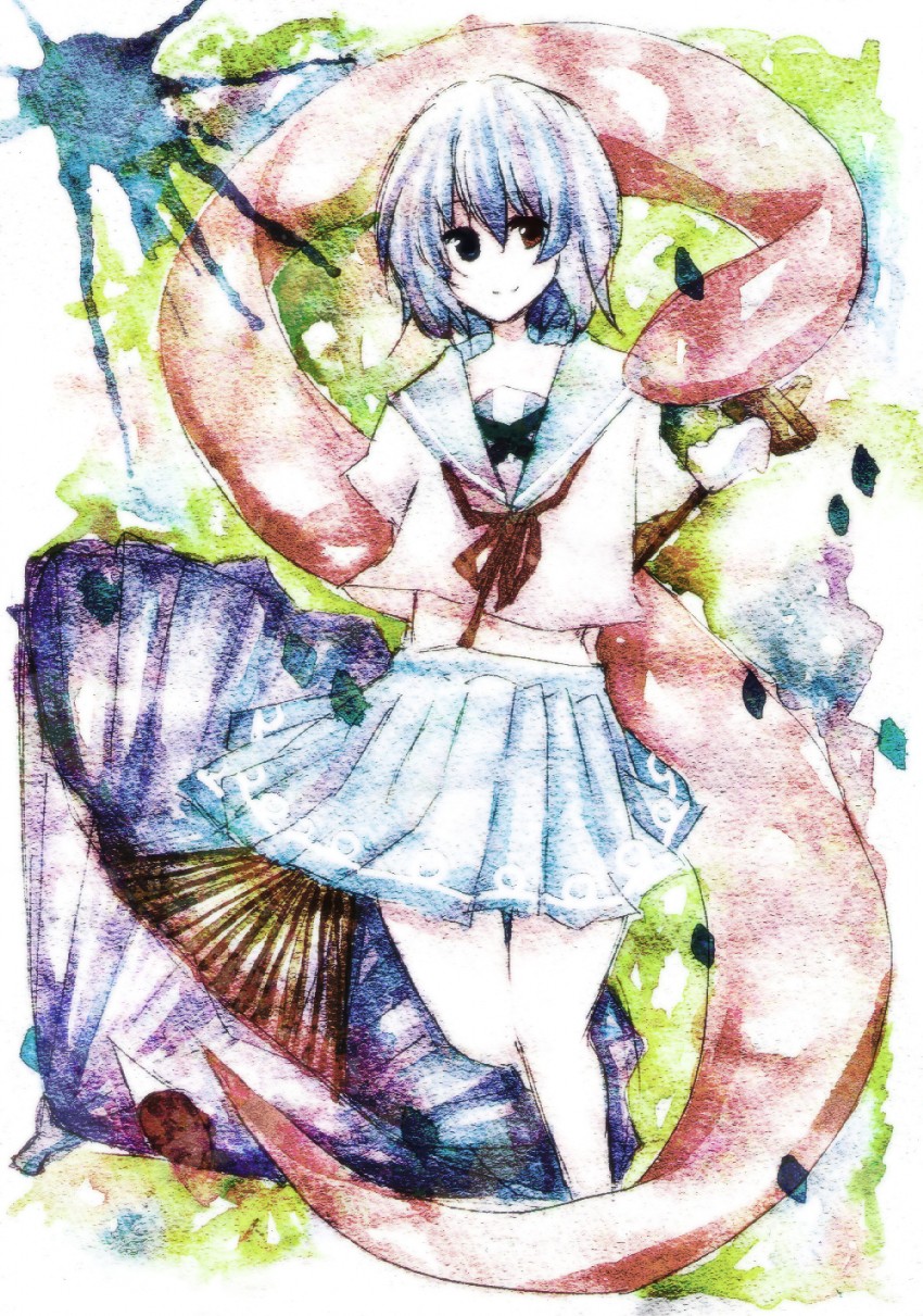tatara kogasa (touhou) drawn by ice_(aitsugai)