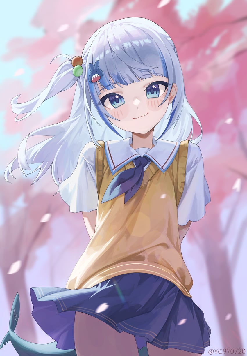 gawr gura (hololive and 1 more) drawn by syc2159