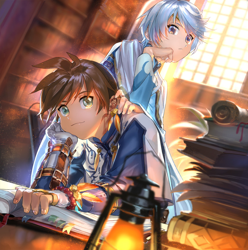 sorey and mikleo (tales of and 1 more) drawn by emmmerald
