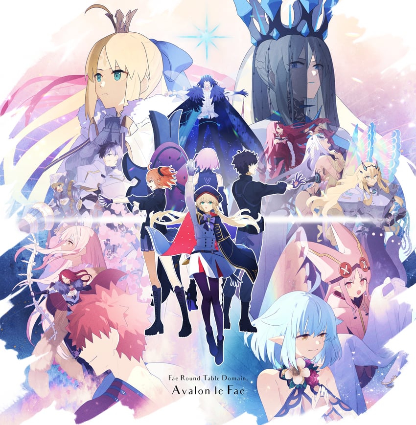 artoria pendragon, mash kyrielight, fujimaru ritsuka, emiya shirou, baobhan sith, and 14 more (fate and 1 more) drawn by ninjin_(ne_f_g_o)