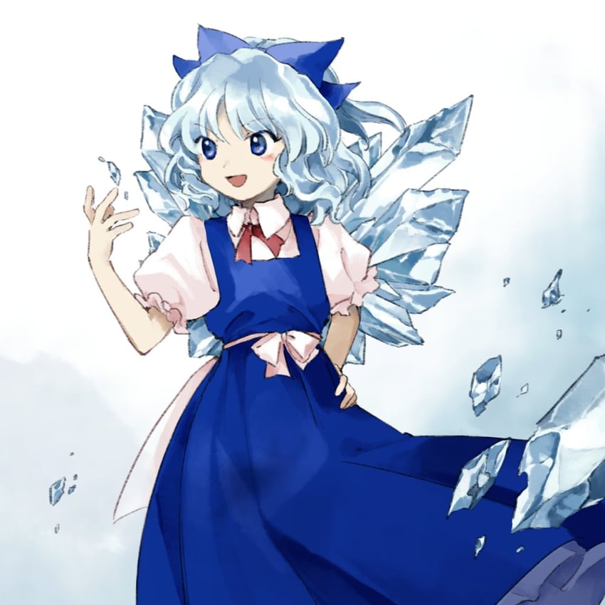 cirno (touhou and 1 more) drawn by kaigen_1025