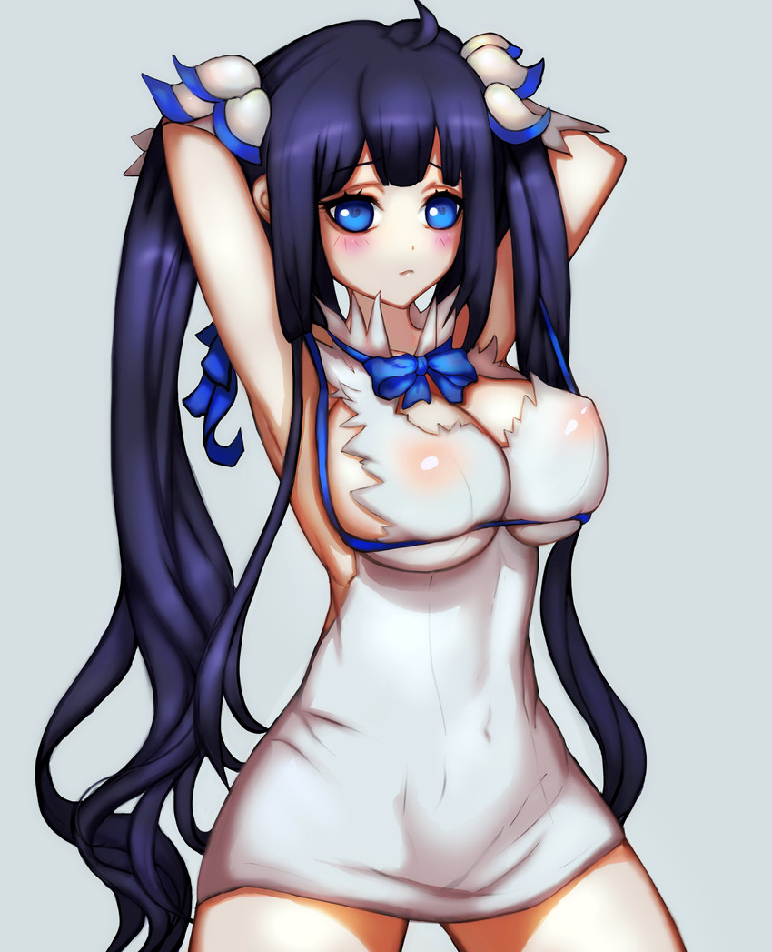 hestia (dungeon ni deai wo motomeru no wa machigatteiru darou ka) drawn by bowen_niao