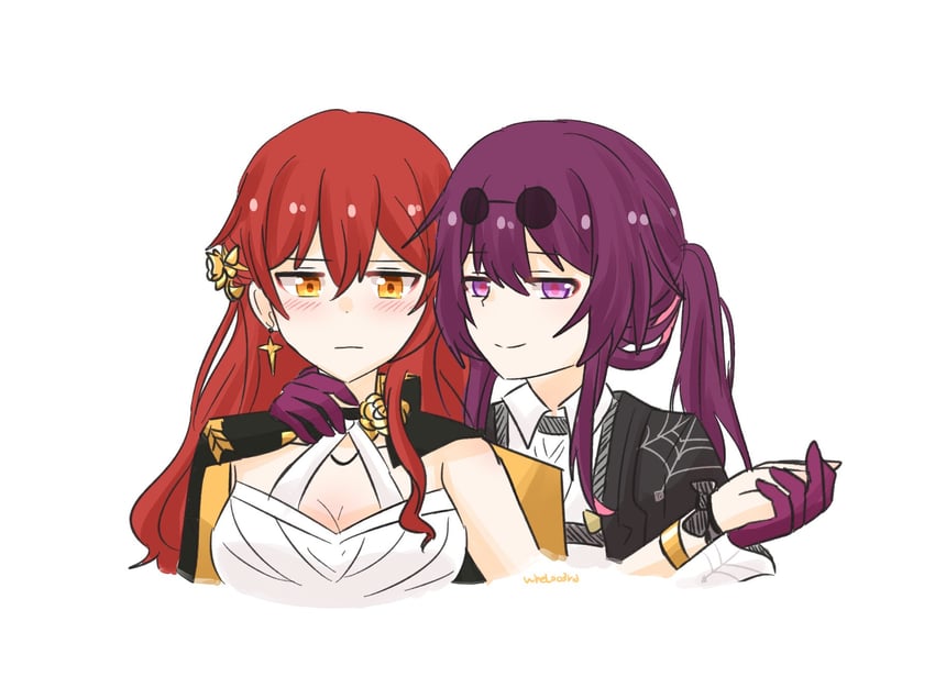 kafka and himeko (honkai and 1 more) drawn by wheloo3rd