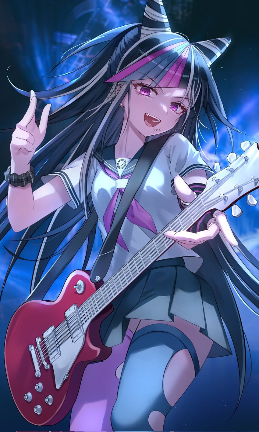 mioda ibuki (danganronpa and 1 more) drawn by huyu
