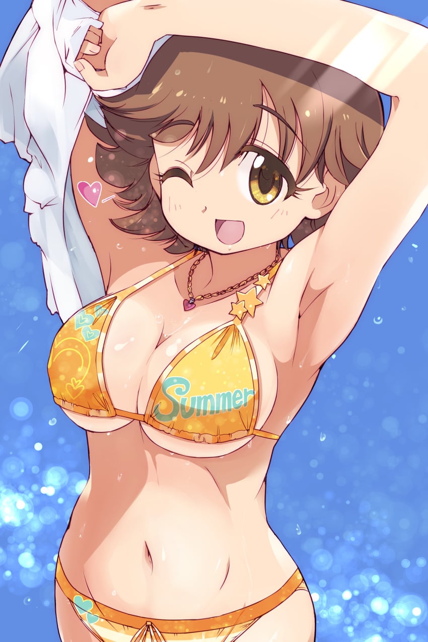 honda mio (idolmaster and 1 more) drawn by 4040_(abonriya)