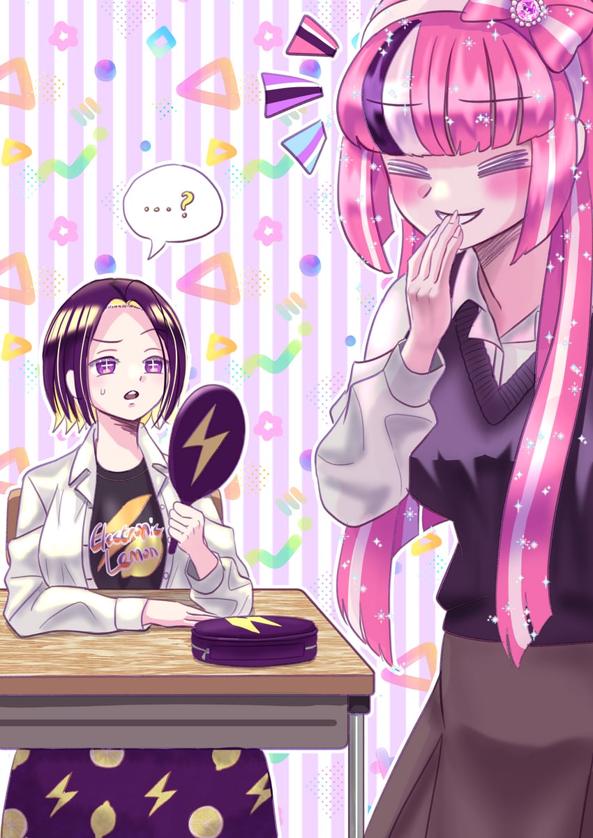 shining glitter cookie and black lemonade cookie (cookie run and 1 more) drawn by true_beads